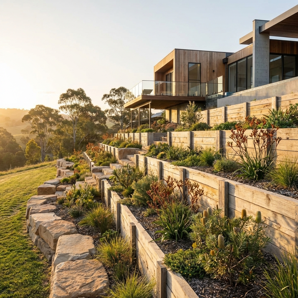 Beaconsfield Retaining Wall Landscaping