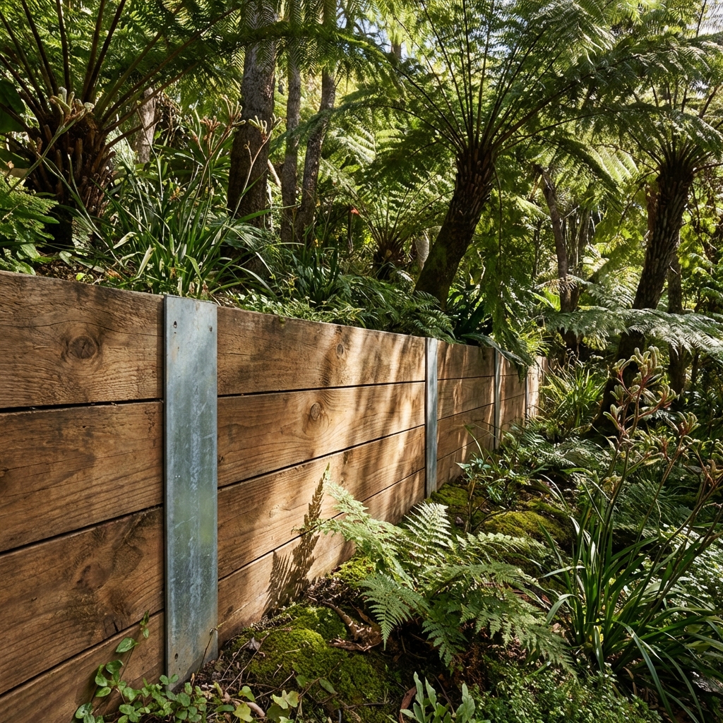 Treated Pine Retaining Wall Pakenham